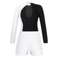 thumbnail image 4 of TiaoBug Ensemble de Survêtement 2 Pcs pour Filles, Manches Longues, Tenue de Danse avec Short Unitard A05 12, 4 of 5