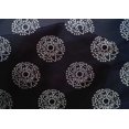 thumbnail image 4 of oneOone Cotton Silk Fabric Floral Block Printed Fabric 1 Yard 42 Inch Wide, 4 of 4