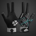 thumbnail image 1 of 1pc Single Snooker Billiard Cue Glove Left Hand Pool Three Finger Open Glove, 1 of 11