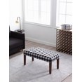 thumbnail image 4 of Upholstered Bench with Wood Legs, 4 of 5