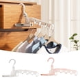 thumbnail image 2 of Folding 5-hole Clothes Drying Rack 360° Rotary Hook Portable Travel Hanger, G7U9, 2 of 8