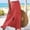 Red, variant on Daiosportswear Womens Button Front Flowy Maxi Skirt A Line Cotton Linen Skirts Pleated Long Skirt,maxi skirt White 4(S)