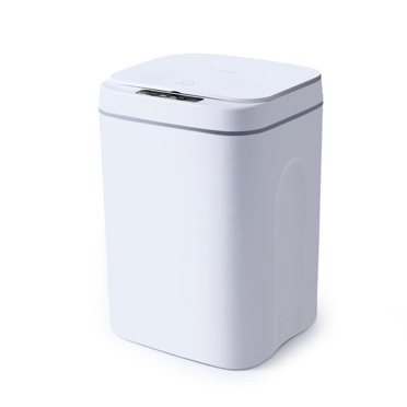 EIMELI Home Smart Garbage Bin Automatic Induction Trash Can with Self-Sealing Self-Changing Induction Touch Trash Can Bin 16L with LED Lights