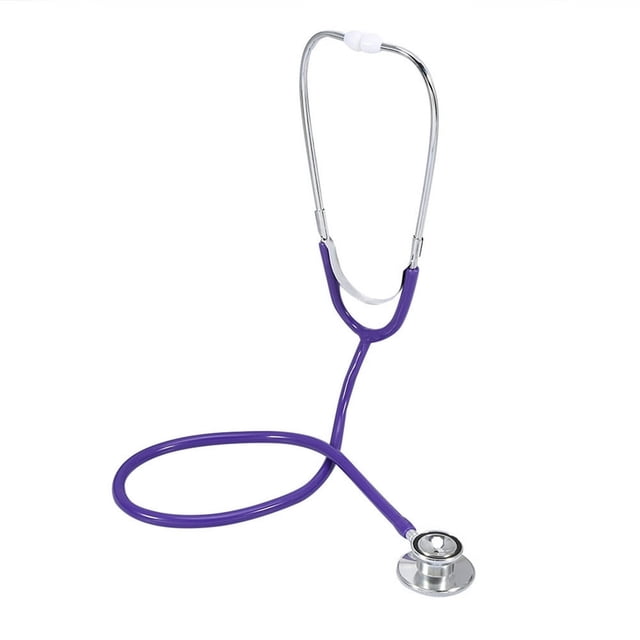 YOPTOP Profession Double Stethoscope Multifunctional Stethoscope Estetoscopio Health Care Tool Soft Double Tube Stethoscope For Noise Reduction,purple