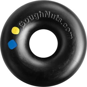 Goughnuts Virtually Indestructible Ring Durable Dog Chew Toy - Guaranteed for Life - Strong, Tough Rubber Chewing Toy for Large & Aggressive Power Chewers Like Pitbulls, German Shepherds, and Labs