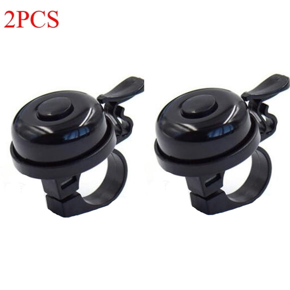 2PCS Right Hand Bike Aluminum Bell for Adults and Kids Crisp Clear Sound Ringer with Easy Installation Durable for Mountain Bikes and Scooters