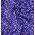 thumbnail image 1 of Soimoi Blue Velvet Fabric Shells Ocean Print Sewing Fabric Yard 58 Inch Wide, 1 of 6