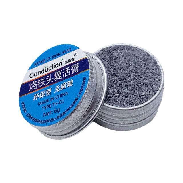 1x Tin Clean Paste Soldering Iron Tip Resurrection Cream Tool Plaster X0E9