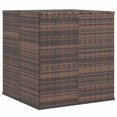 thumbnail image 4 of vidaXL Garden Cushion Box PE Rattan 100x97.5x104 cm Brown, 4 of 4