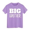thumbnail image 1 of XDZJLR Chemise Garçon Manches Courtes Imprimé Lettre Col Rond Été Décontracté Vêtements Doux 8-9 Ans, 1 of 4