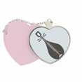 thumbnail image 1 of Pipa Instruments Miroir de Voyage Motif Chinois Trousse de Maquillage Cœur Rose, 1 of 4