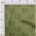 thumbnail image 1 of oneOone Tissu Polyester Lycra Tissu à Imprimé Bloc Poisson BTY 56 Pouces de Large, 1 of 4