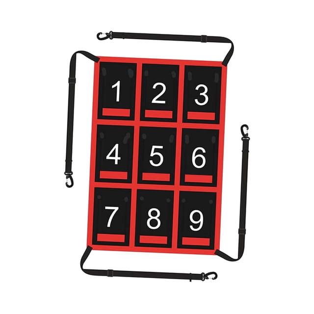 Siruishop Cible de Zone de Frappe de Baseball Ajustable Filet Pratique Cible de Baseball Softball Rayure Rouge