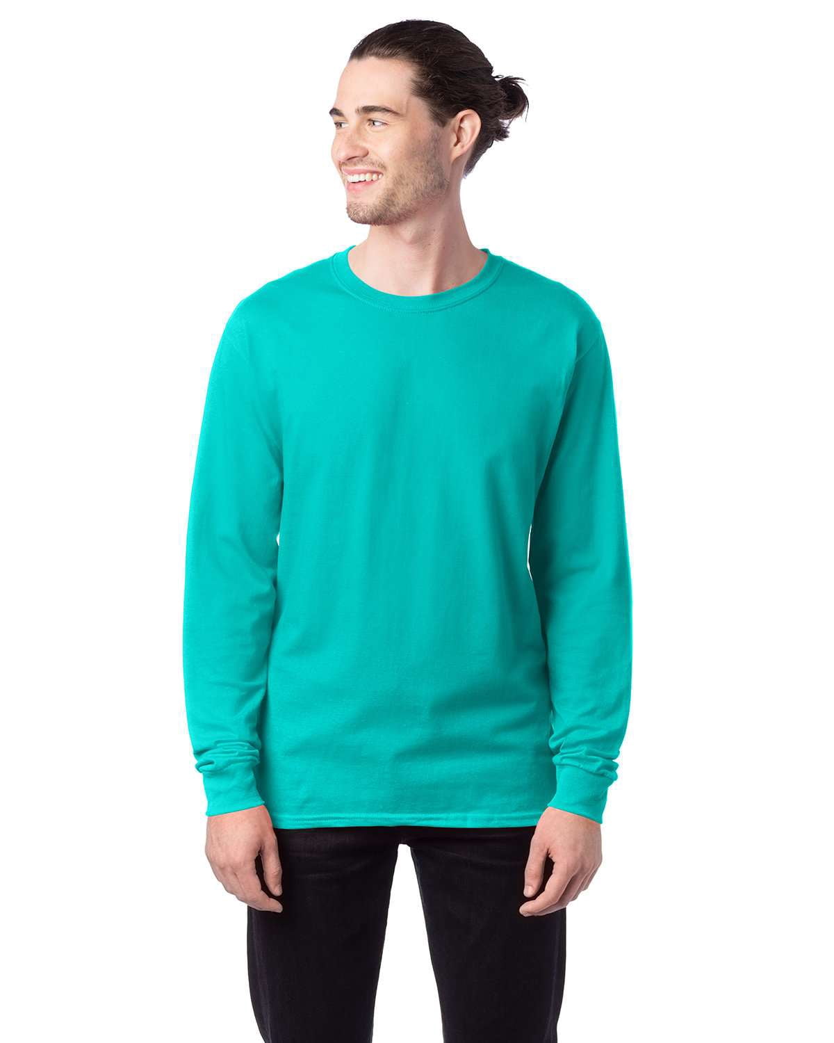 Hanes 5286 T-Shirt à Manches Longues Essentiel pour Adulte