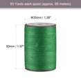 thumbnail image 2 of Unique Bargains Thin Waxed Thread 93 Yards 0.65mm Polyester String Cord for Machine Sewing Hand Quilting Weaving, Sea Green, 2 of 5