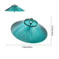 thumbnail image 3 of Plastic Rain Cover for Bird Feeder, Weather Proof Hanging Protective Shield, Transparent Sun and Snow Guard, for Outdoor Courtyard Garden Use, 3 of 6