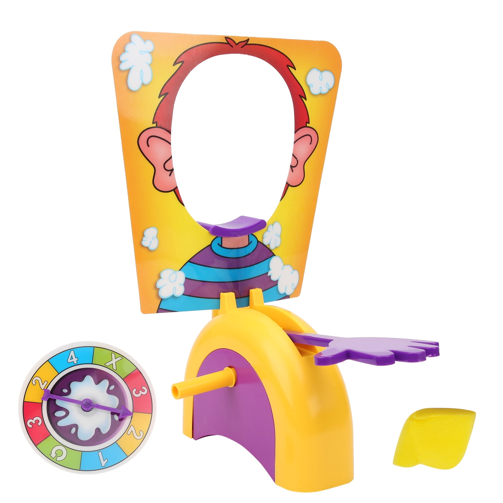 Cream Face Toy Cake Cream Toy Kids Toy Trick Toy Birthday Game Toy Trick Playing Toy Cream Pie Cake Splatting Game Party Accessory Parent-Child Interaction Age 6+