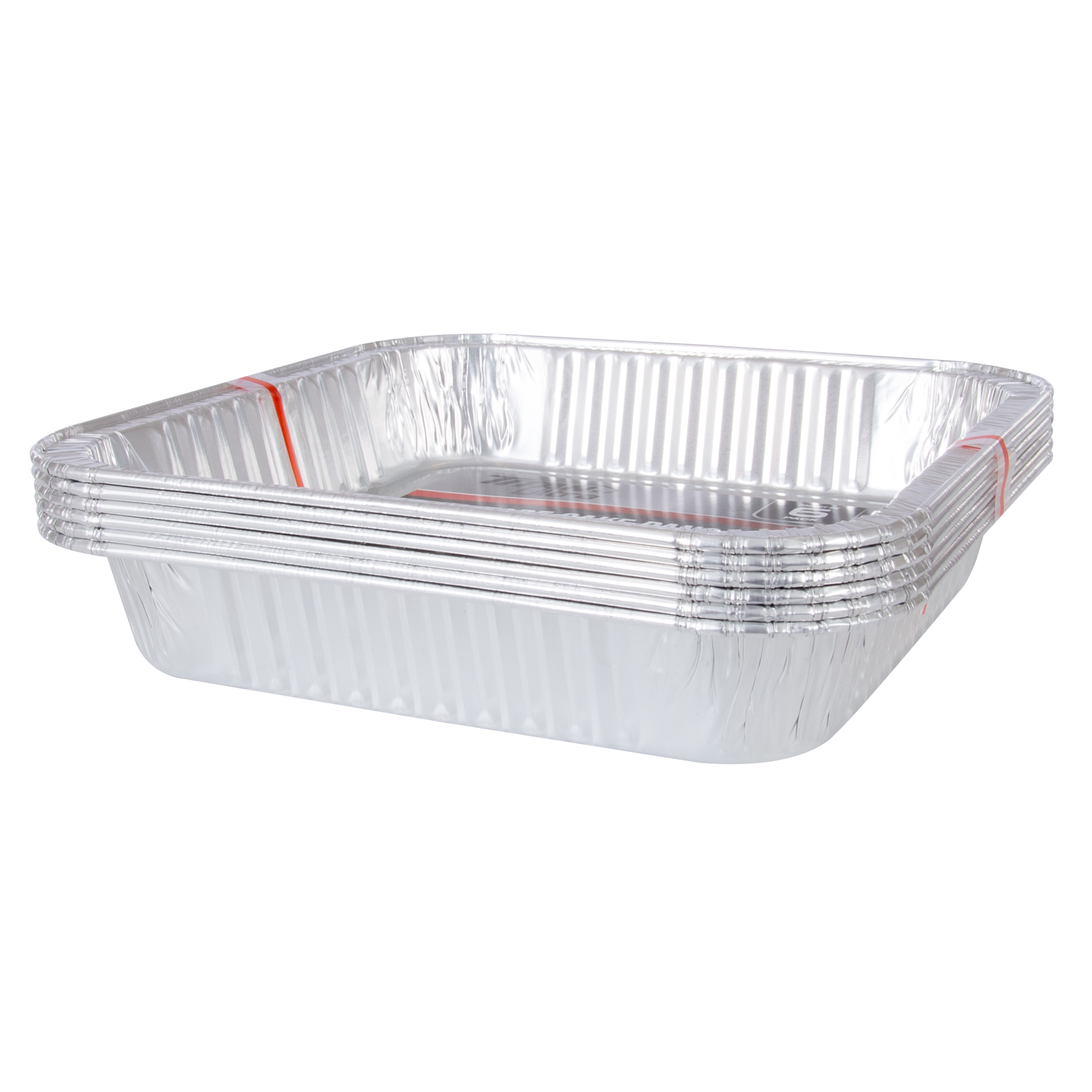 TITAN Ultra Moule carré à gâteau en aluminium 9 po, paquet de 6