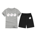 thumbnail image 4 of Landzoo One T-Shirt à Manches Courtes Col Rond Imprimé pour Garçons et Filles Mignon Confortable Léger Usage Quotidien pour Enfants, 4 of 4