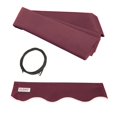 thumbnail image 1 of ALEKO Retractable Awning 20x10 Feet Fabric Replacement, Burgundy Color, 1 of 2