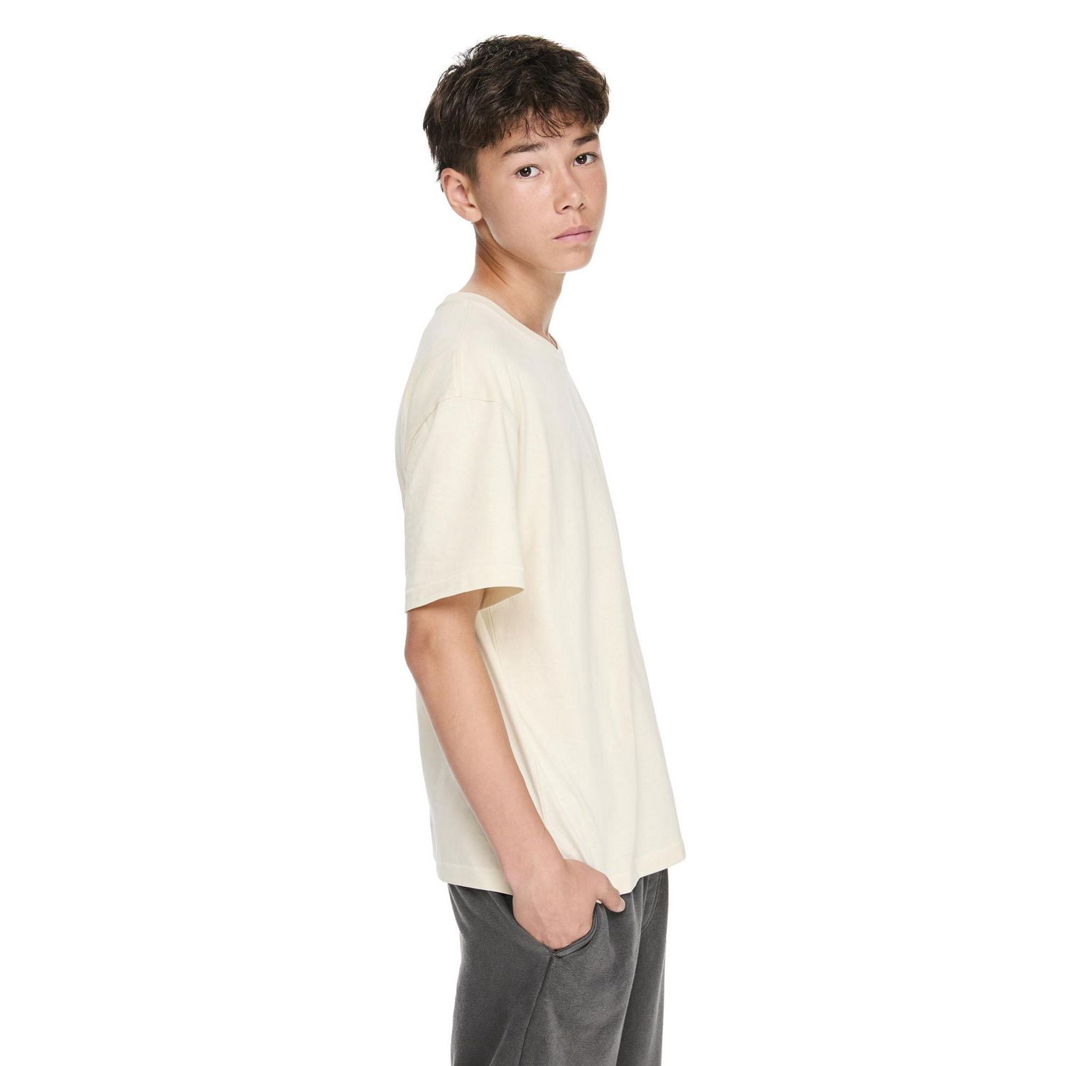 Jackson Boys' Washed Short Sleeve Crew Neck Tee