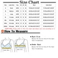 thumbnail image 3 of Lenpel Women's Plus Size Front Closure Bras 3 Pc No Underwire Printed Full Coverage Bralettes Comfortable Everyday Bras(Purple,Small), 3 of 6