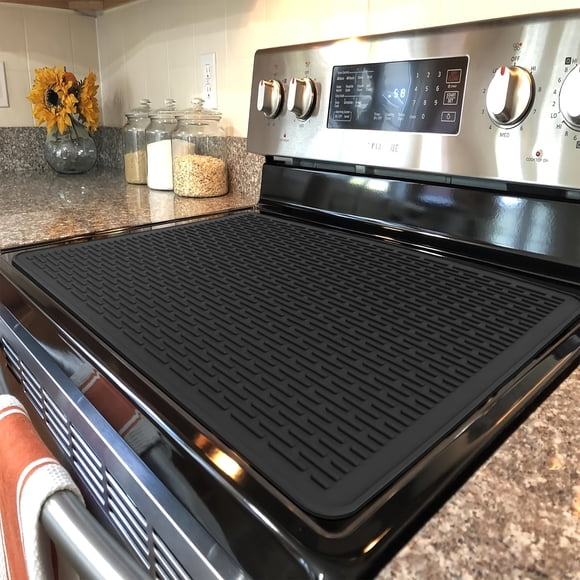 1 Pce Housses de Dessus de Cuisinière en Silicone pour Cuisinière Électrique, Housse de Cuisinière, Protège-Tapis de Cuisinière,