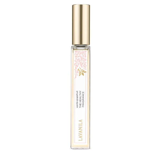 Lavanila Vanilla Grapefruit Perfume For Women 0.34 Oz Roller - Citrus Warm Cedarwood & Soft Vanilla The Healthy Fragrance Clean And Natural