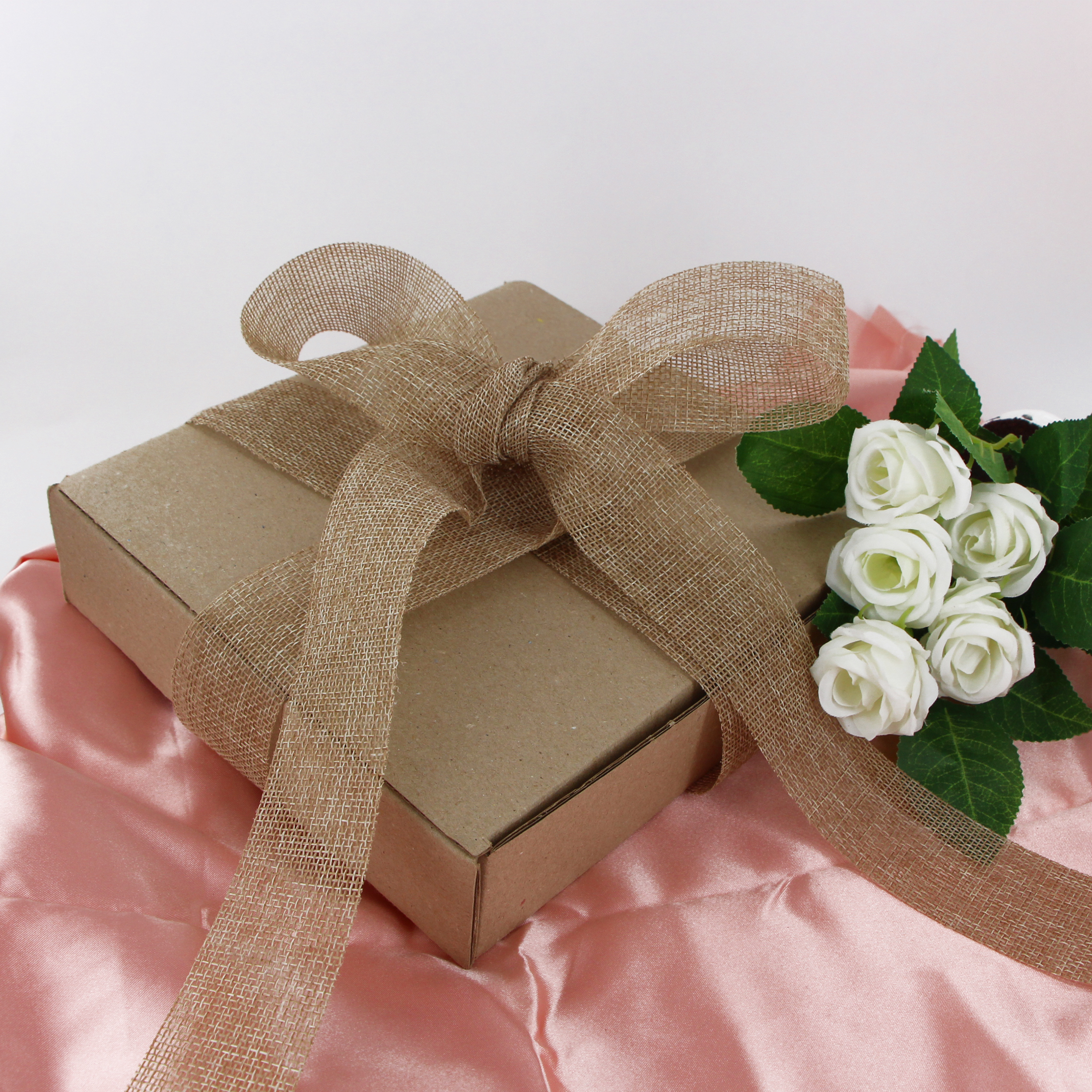 UNIQUE CREATIV Saddle Ribbon naturel 38 mm (1.5 in) × 2.74 m (1½ in × 3 yd), 2.74 m (9 ft)