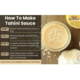 thumbnail image 5 of Rani Sesame Tahini (Sesame Butter) 16oz (1lb) 454g, Glass Jar, Vegan, No added sugar, No Sodium ~ Gluten Free | NON-GMO | No Colors | USA Made, 5 of 5
