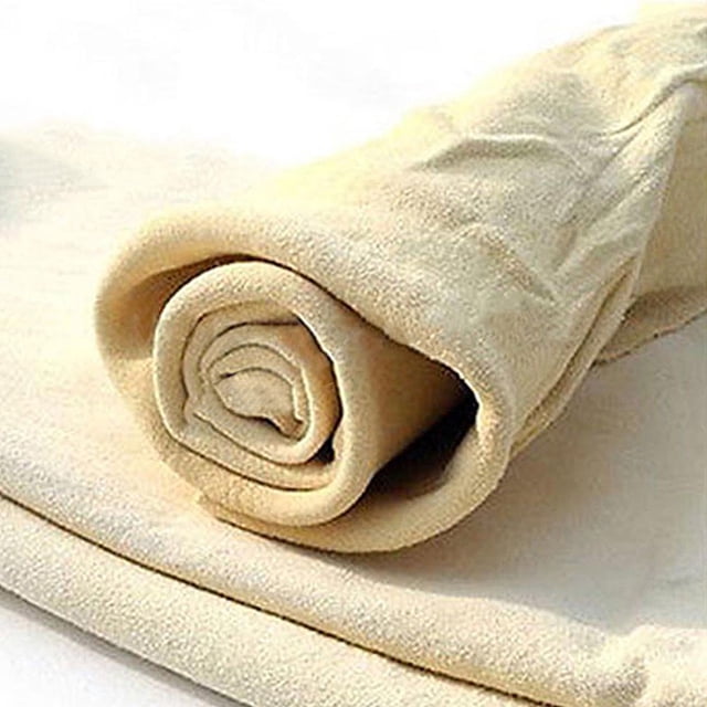 Natural Chamois Leather Shammy Car Cleaning Towel Drying Washing Soft Cloth