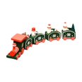 thumbnail image 1 of Christmas Ornaments Set Wooden Christmas Train Decorations Wooden Train Set, 1 of 7