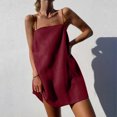 thumbnail image 1 of FcBaudy Robe Sans Manches à Encolure Carrée, Robes pour Femmes, Robes d'Été pour Femmes Mode Femmes Été Décontractée Unie avec Poches Camis Sans Manches Robe Mini Robe Femme, 1 of 6