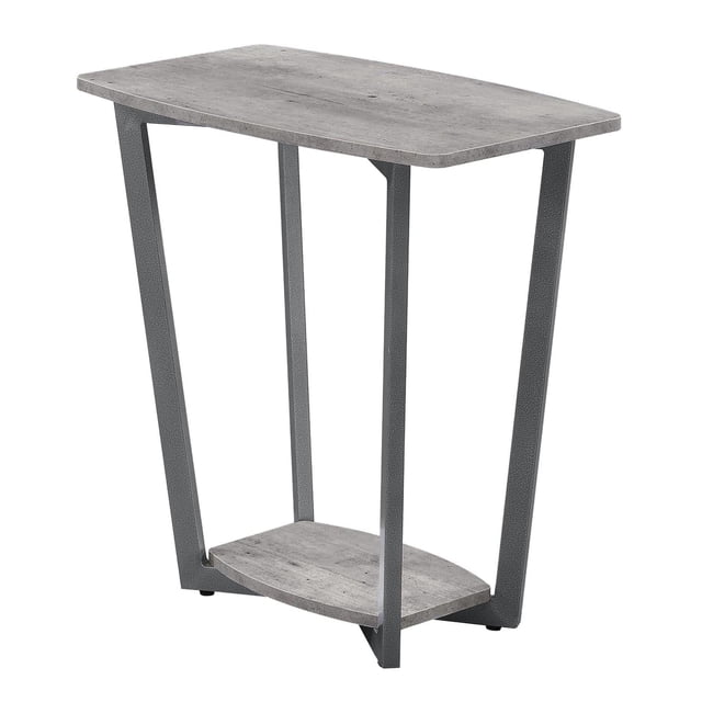 Convenience Concepts Graystone Table d'Appoint, Fini Faux Bois de Bouleau Gris