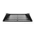 thumbnail image 3 of StarTech.com 2U Vented Server Rack Cabinet Shelf, 20in Deep Fixed Cantilever Tray, Rackmount Shelf for 19" AV/Data/Network Equipment Enclosure w/ Cage Nuts & Screws, 200lbs Weight Capacity - 2U Network Rack Shelf (SHELF-2U-20-CENTER-V) - Rack shelf - black - 2U - 19", 3 of 6