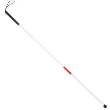 Canne de Mobilité Pliable, Canne pour Store Réfléchissante Rouge et Blanche Guide Anti-Choc Portable pour Extérieur pour Store Malvoyant