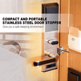 thumbnail image 2 of Upgraded Portable Door Lock, Heavy Duty Metal Door Locker for Extra Home Security, Adjustable Travel Door Security, 2 of 5