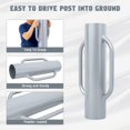 thumbnail image 4 of Cherish T Post Driver Heavy Duty Hand Post Pounder with Handle Steel Rammer for U Fence Post Wooden Post Hole Diggers, 4 of 7