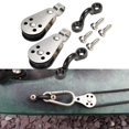 thumbnail image 3 of Ruiboury Marine Kayak Anchor Trolley Kit 2 with Screws Hardware Nylon Pulley Blocks, 3 of 6