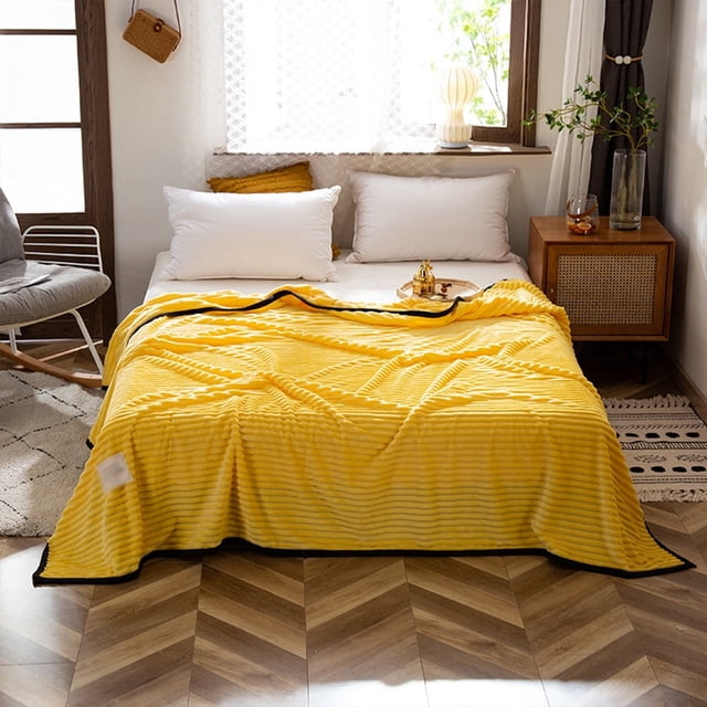 Couverture Molletonnée Douce et Moelleuse pour le Bureau et la Chambre à Coucher