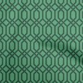 thumbnail image 1 of oneOone Polyester Spandex Green Fabric Geometrical Craft Projects Decor Fabric Printed By The Yard 56 Inch Wide, 1 of 4