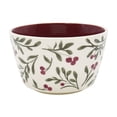 thumbnail image 4 of Holiday Time Cranberry Spice Collection Red Green Plaid & Berries Festive Bowl Set, 10.5 fl oz, Stoneware, 2-pack, 4 of 10