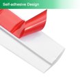 thumbnail image 3 of Unique Bargains Floor Transition Strip 20Ft 6.1 Meter Self Adhesive for Height 3mm White, 3 of 6
