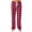 Red, variant on Lenpel Women's Plus Size Pajama Pants Plaid Drawstring Elastic High Waisted Wide Leg Lounge Pants Casual Pj Bottoms(Black,4X-Large)