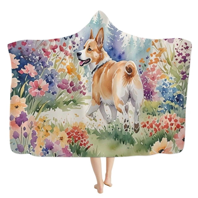 cpengpj Custom Photo Personalized Hooded Fleece Blanket, Soft Flannel Travel Wrap, L Size 200x150cm