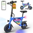 thumbnail image 1 of Gyrocopters Radi8 Electric scooter (Blue) | UL 2272 approved | 25 km Range | 25 km/h Speed | Rear Disc Brakes | LED Lights | LCD Display, 1 of 9