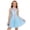 style-01 Blue, variant on Gubotare Kids Dress Girls Lace Flower Ruffle Dress Chiffon Halter A Line High Low Flowy Junior Bridesmaid Dresses for Wedding Party Size 12-13 (White,12-13 Years)