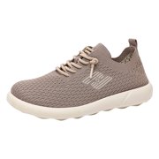 AUDeals Women's Orthopedic Sneakers, Lightweight Breathable Shoes with Wide Width Comfort for Walking and Running (Coffee, 6)