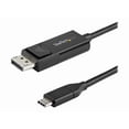 thumbnail image 1 of StarTech.com 3ft (1m) USB C to DisplayPort 1.2 Cable 4K 60Hz, Bidirectional DP to USB-C or USB-C to DP Reversible Video Adapter Cable, HBR2/HDR, USB Type C/Thunderbolt 3 Monitor Cable - 4K USB-C to DP Cable - DisplayPort cable - 24 pin USB-C (M) to DisplayPort (F) - USB 3.1 / Thunderbolt 3 / DisplayPort 1.2 - 3.3 ft - 4K support, active - black, 1 of 7