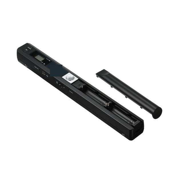 Scanner Portable Mini à Main pour Documents, Scanner de Livres A4 Format JPG et PDF 300/600/900 DPI, Facile à Utiliser